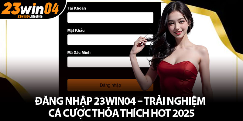 Cập nhật quy trình đăng nhập 23Win04 chi tiết