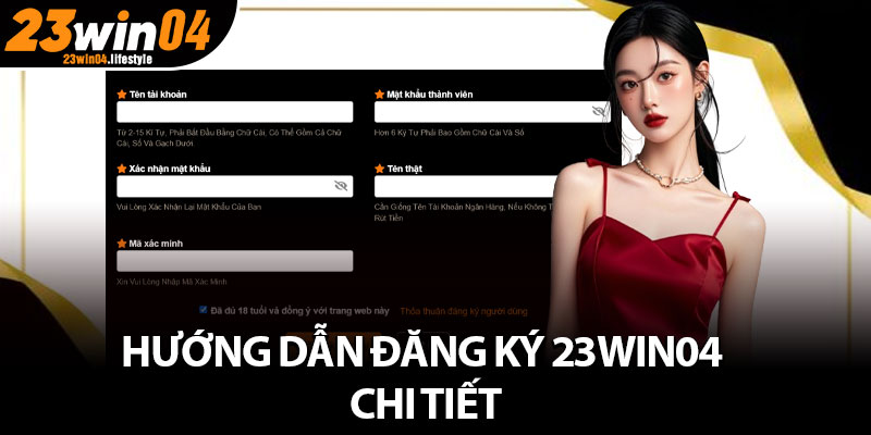Đăng Ký 23Win04 – Hướng Dẫn Chi Tiết Mới Nhất Năm 2025 3 Hướng dẫn đăng ký 23Win04 chi tiết